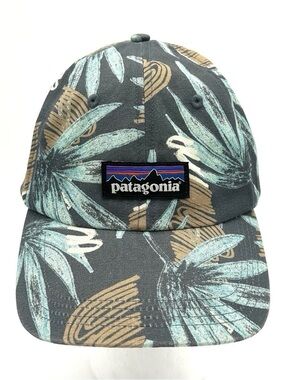 Patagonia Trad Cap Hat Tropical Ecuador Strapback P6 Label Floral All Over Print